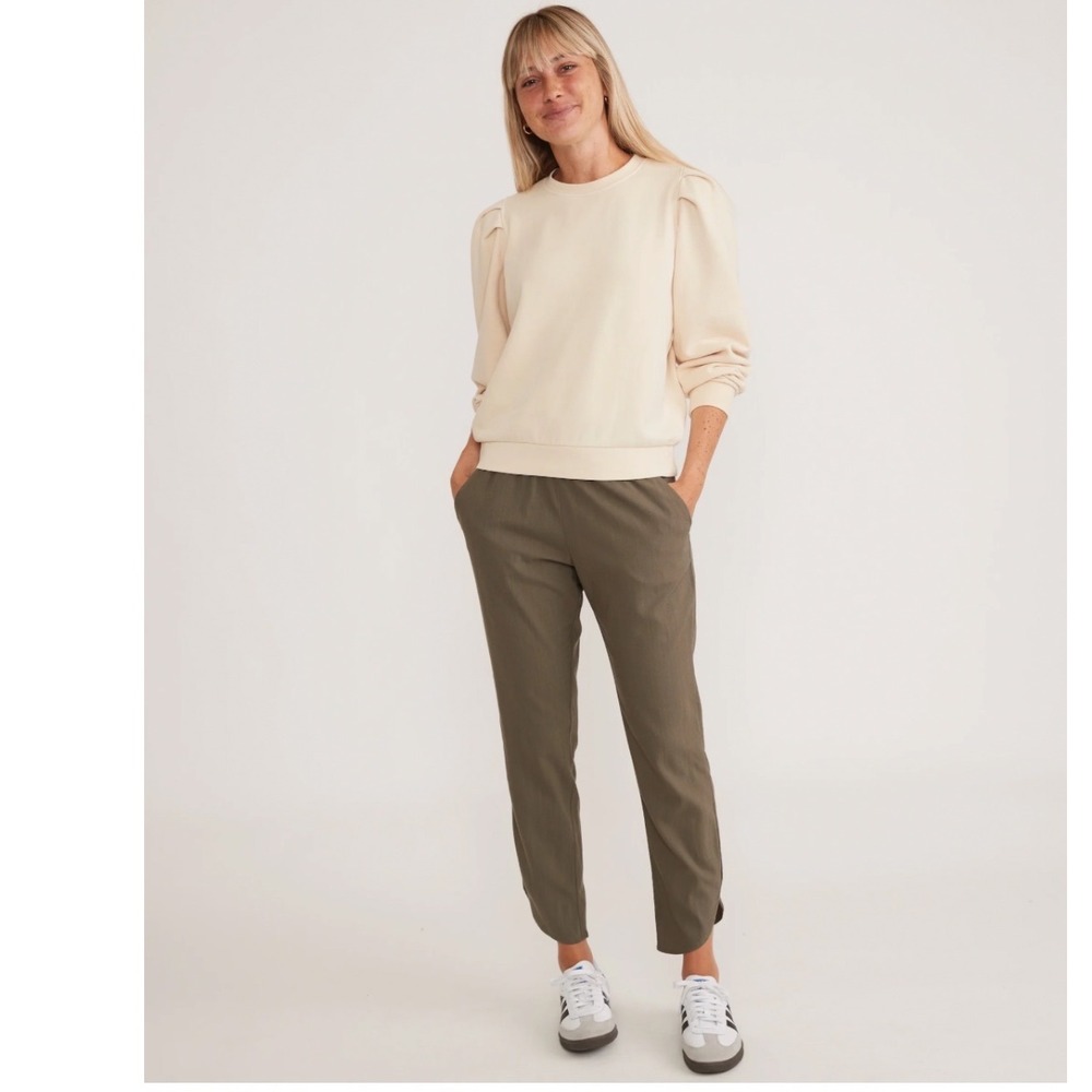 Marine Layer Allison Pant Small Tencel Modal athleisure layered minimalist